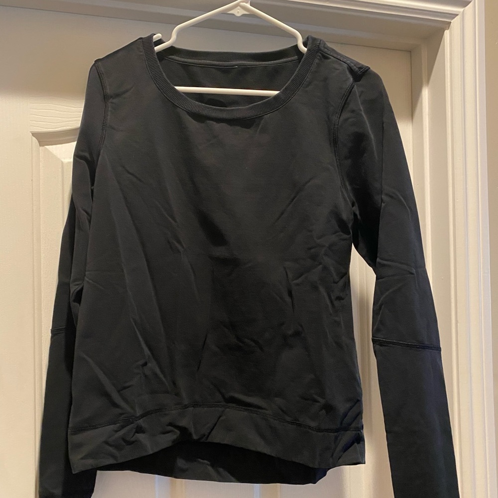 🍋Lululemon athletica Black Crew Neck Sweater